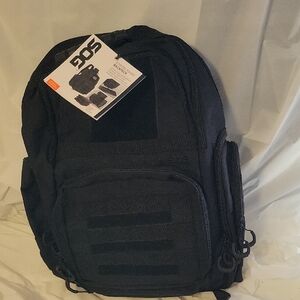 3 Pistol Range SO Black Tactical Backpack with Modular Design